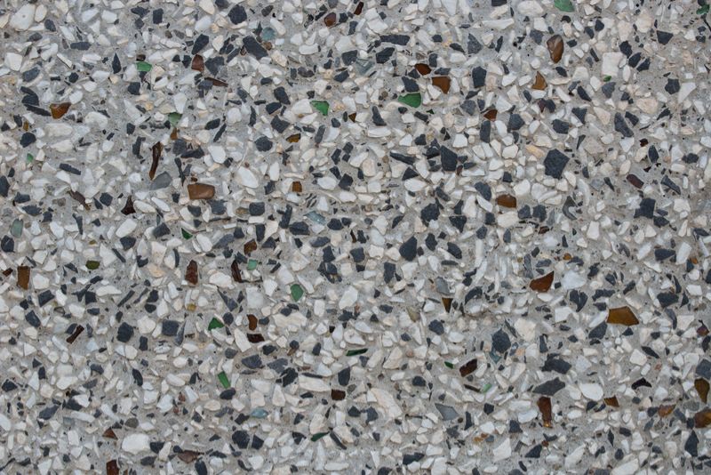 exposed aggregate surface